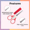 Jaquline USA Safety Scissors
