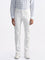 Ascot Solid Relaxed Fit White Jeans