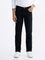 Ascot Solid Black Blue Denim Relaxed Fit Jeans