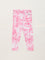 HOP Kids Pink & White Giraffe Print Leggings