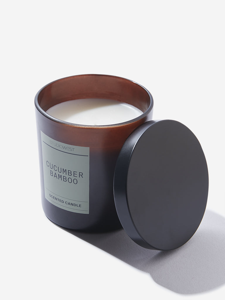 Studiowest White Cucumber Bamboo Candle - 125GM