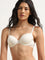 Wunderlove Ivory Ribbed Padded Underwired Bra