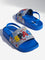 Yellow Blue & Grey Slingback Slides