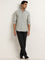 WES Casuals Grey Slim Fit Shirt