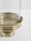 Westside Home Gold Etched Glass Candle Holder-Large