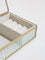 Westside Home Gold Ribbed Design Jewellery Box