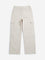 Y&F Kids Light Beige Mid Rise Cargo Trousers