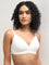 Wunderlove White Ribbed Textured Padded Bra