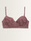 Wunderlove Mauve Lace Design Soft Bra