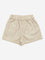 Y&F Kids Beige Mid Rise Shorts