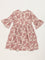 Utsa Kids Lilac Floral Print A-Line Dress