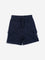 HOP Kids Navy Cargo-Style Mid Rise Shorts