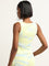 Studiofit Yellow Ribbed Top