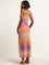 Nuon Orange Ombre Design Tube Dress