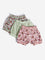 HOP Kids Multicolour Squirrel Printed Bloomers - Pack of 3