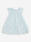 HOP Baby Light Blue Floral Mesh Dress