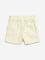 HOP Kids Light Yellow Mid Rise Denim Shorts