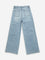 Y&F Kids Blue Wide Leg - Fit High - Rise Jeans