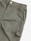 Y&F Kids Olive High-Rise Cargo-Style Cotton Joggers