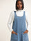 Nuon Light Blue Straight Denim Dress