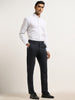 WES Formals Light Blue Pinstripe Design Relaxed-Fit Shirt