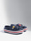 Yellow Navy Applique-Detailed Clogs