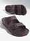 SOLEPLAY Maroon Dual Band Buckled Flip-Flop