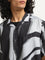 Nuon Black Abstract Print Relaxed-Fit Shirt