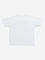 Y&F Kids White Text Embroidered Cotton T-Shirt