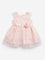 HOP Baby Pink Rosette Design Party Dress