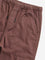 Y&F Kids Brown Cargo-Style Mid-Rise Cotton Blend Joggers