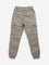 Y&F Kids Taupe Cargo-Style Mid-Rise Cotton Blend Joggers