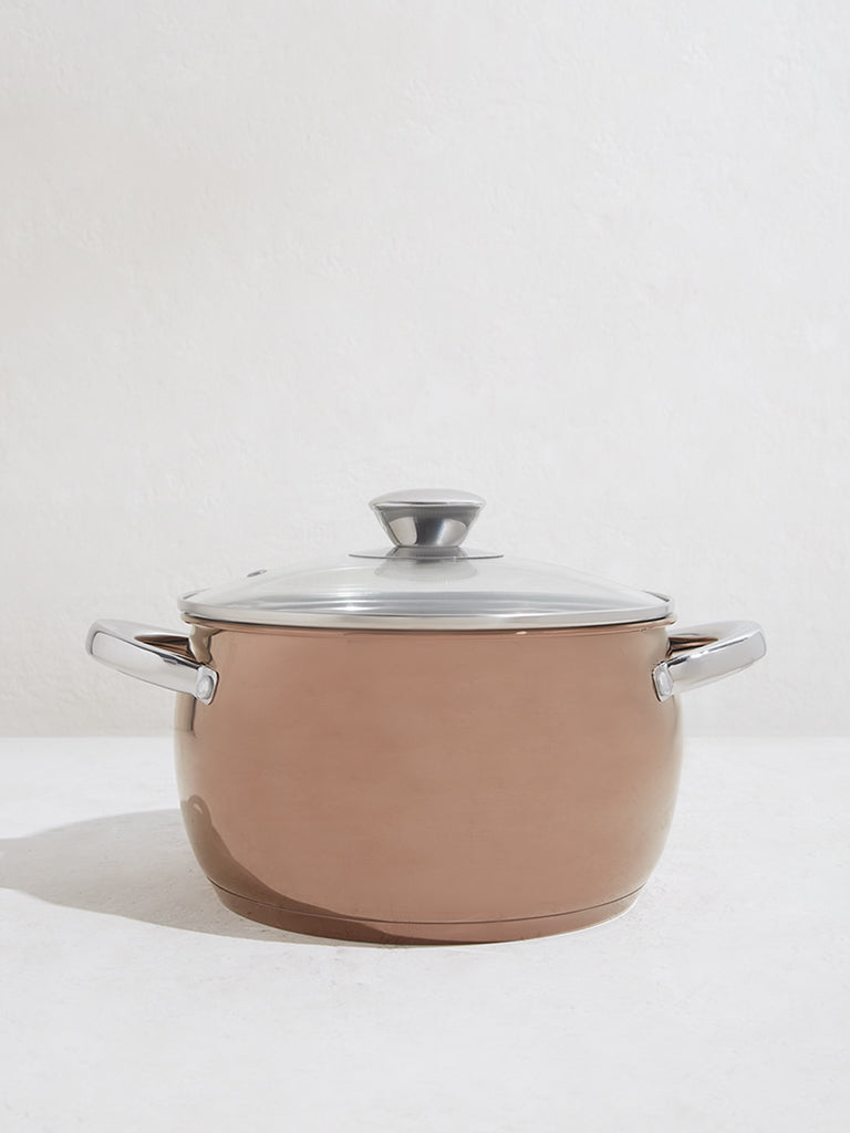 Westside Home Copper Stainless Steel Casserole with Lid Set