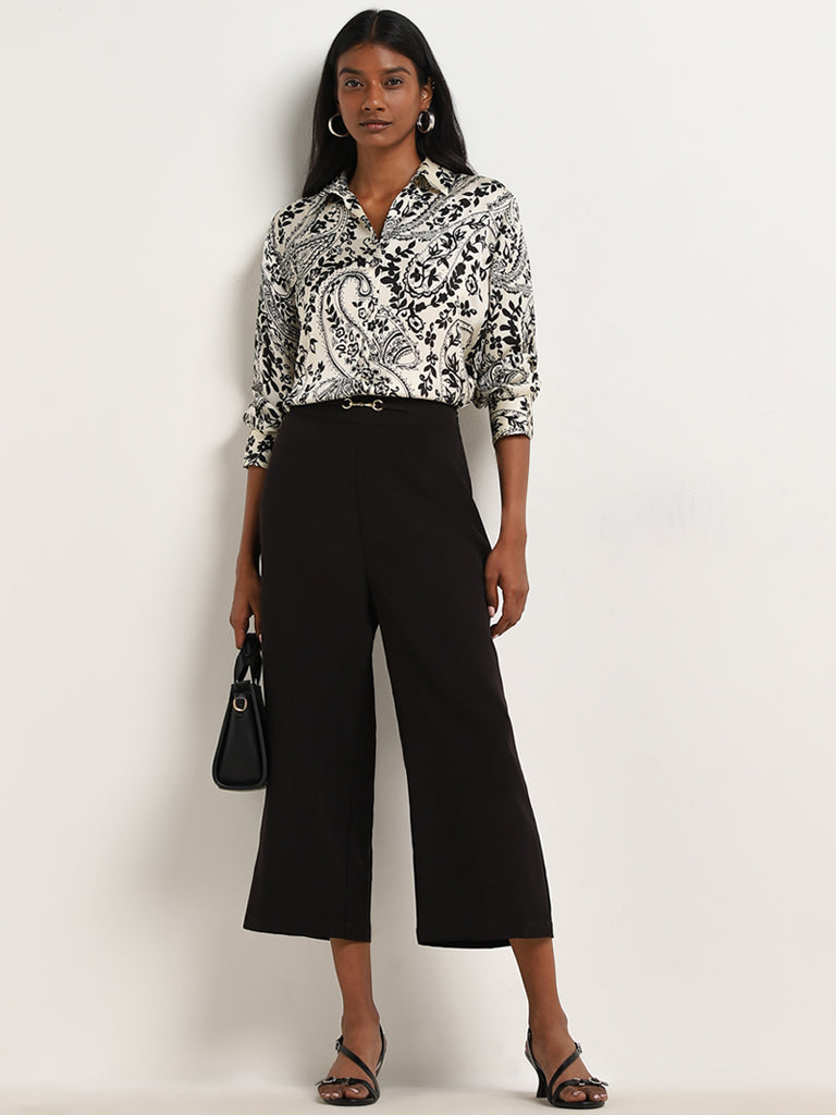 Wardrobe Black High-Rise Trousers