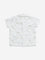 HOP Baby White Foliage Design Cotton Shirt