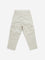 HOP Kids Beige Cargo-Style Mid-Rise Cotton Blend Trousers