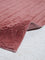 Westside Home Dusty Rose Self-Striped Bathmat