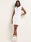 Nuon White Denim Shirt Dress