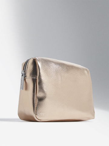 Studiowest Gold Metallic Pouch