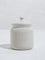 Westside Home Light Beige Embossed Pickle Jar