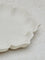 Westside Home White Marble Lotus Decorative Platter - Small