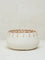 Westside Home Off-White Paper Mache Decorative Bowl