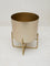 Westside Home Gold Lotus Etched Planter with Short Stand