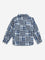 HOP Kids Dark Blue Checks Printed Shirt