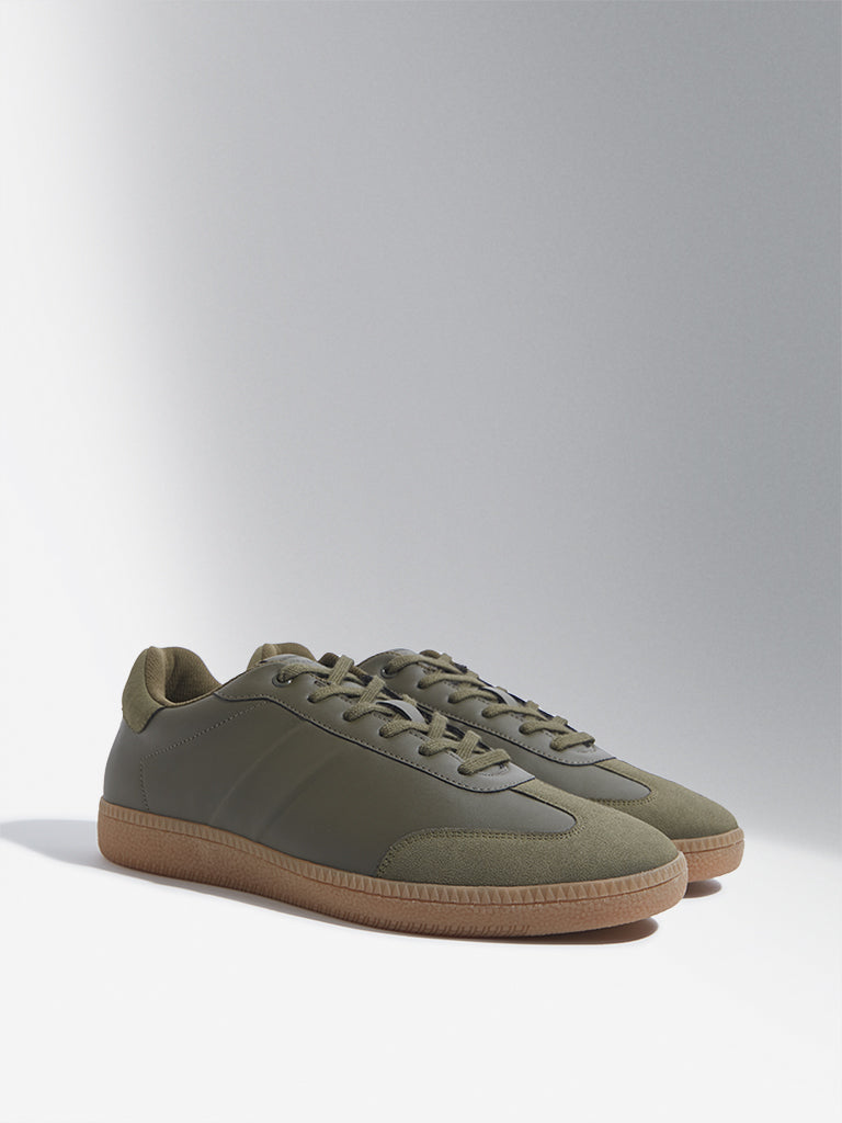 SOLEPLAY Olive Lace-Up Sneakers