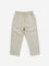 HOP Kids Beige Mid-Rise Cotton Blend Trousers