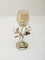 Westside Home Gold Floral Design Glass Votive Holder