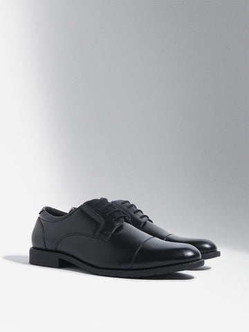 SOLEPLAY Black Lace-Up Shoes