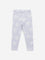 HOP Kids Lilac Floral Print Mid-Rise Cotton Blend Leggings