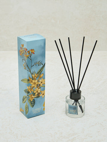 Westside Home Blue Small Fragrance Diffuser with Five Reed Sticks